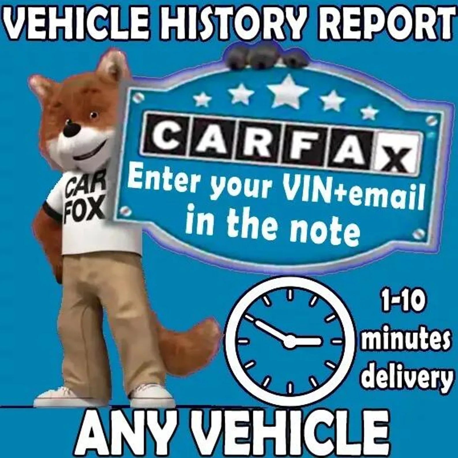 Official Carfax Vehicle History Report – Accident, Title, Mileage & Service Records (Instant PDF)