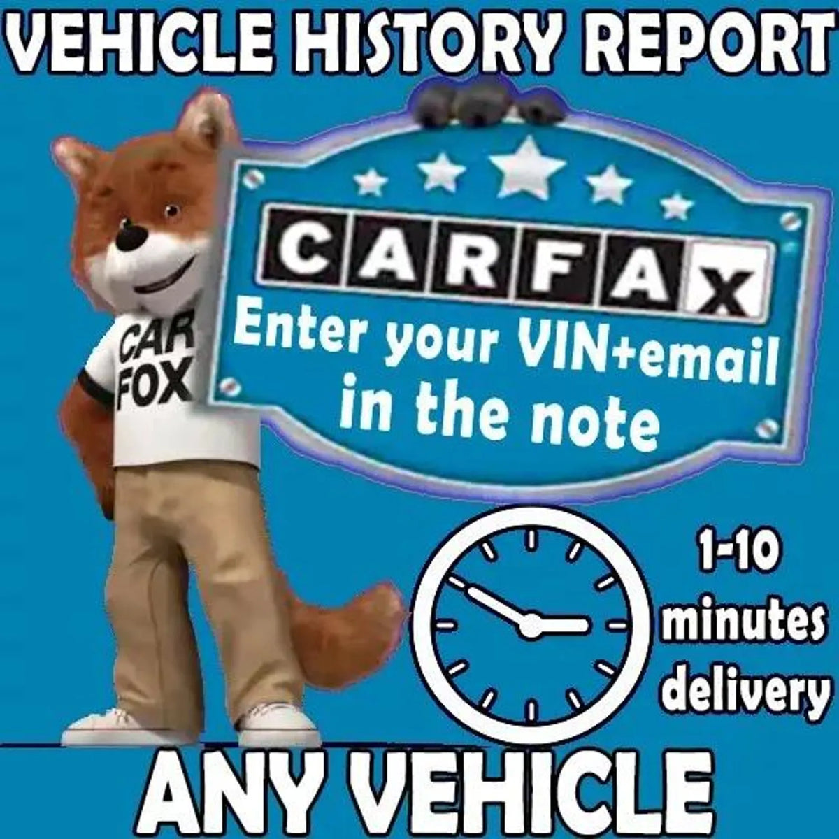 Official Carfax Vehicle History Report – Accident, Title, Mileage & Service Records (Instant PDF)