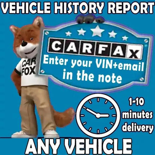 Official Carfax Vehicle History Report – Accident, Title, Mileage & Service Records (Instant PDF)